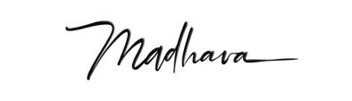 Madhava-Schriftzug